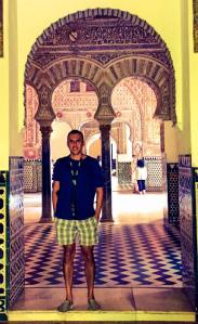 At the Alcazar Real de Sevilla [Spain]