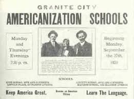 Americanization Schools during the Gilded Age